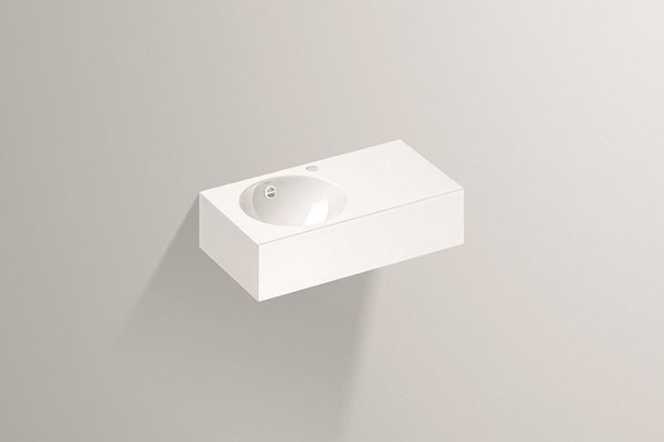 4239200000 Умывальник, wt.ic600h.l, белая, proshield Alape серия IC 