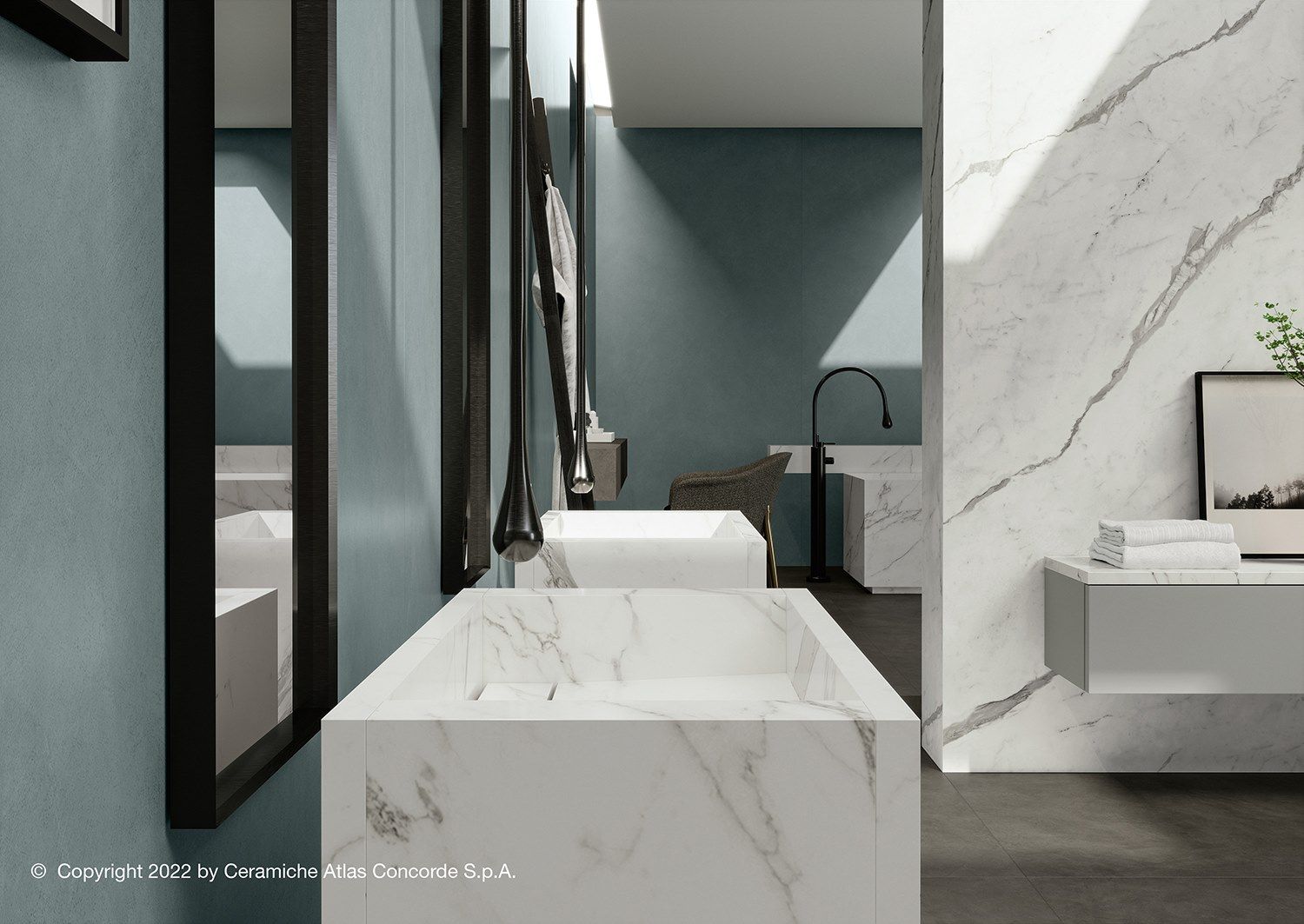 Отдельно стоящий умывальник Atlas Concorde Habitat Диалог ARCH-00037074 - Вид №3