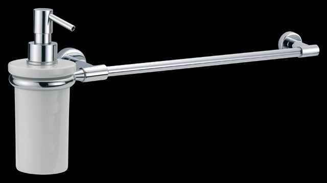 TR239 Дозатор для жидкого мыла с полотенцедержателем, настенный, керамический 0,25 л bagno&associati TRATTO Bagno & Associati