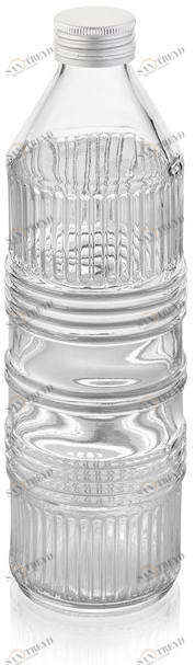 IVV Прозрачная стеклянная бутылка Industrial chic 7718.2
