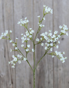 2702 778 a2 Стебель искусственный, 3-х кратный, 50 см, бежево-белый H-andreas