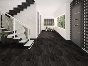 Нескользящий виниловый пол с эффектом камня