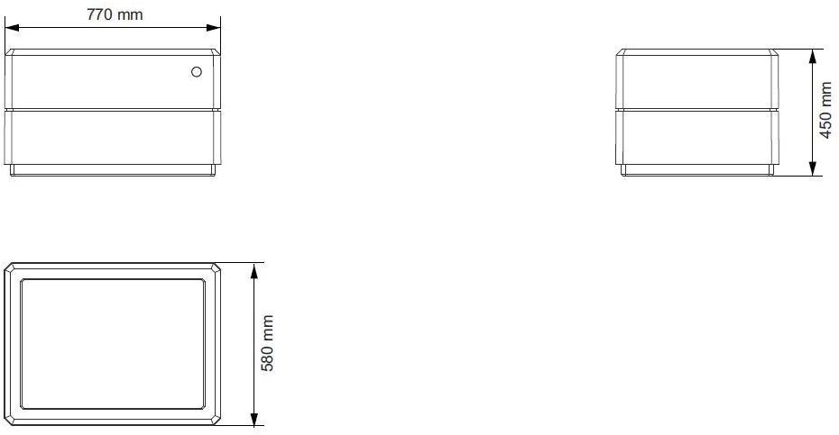ENCHO ENCHEV - ETE Прямоугольная кашпо для общественных мест  177  - Вид №4