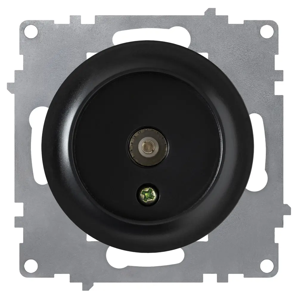 ТВ-розетка встраиваемая Onekey Florence, цвет чёрный ONEKEYELECTRO STLM-2012844