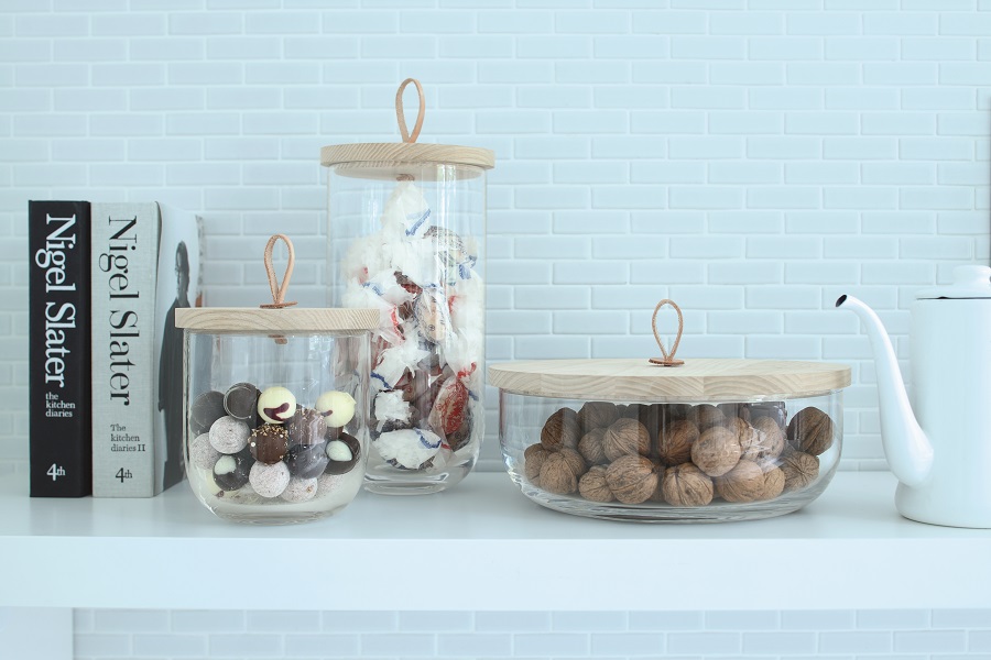 G1085-15-301 Чаша с деревянной крышкой из ясеня ivalo, 15,5 см LSA International  - Вид №2