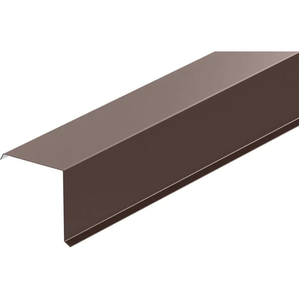 Планка торцевая 90x90x2000 мм 0.4 мм RAL 8017 коричневый ВЕГА STLM-2124245
