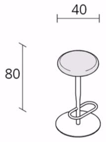 Alias Табурет высокий поворотный с подставкой для ног Atlas sun-id-1475117 - Вид №2