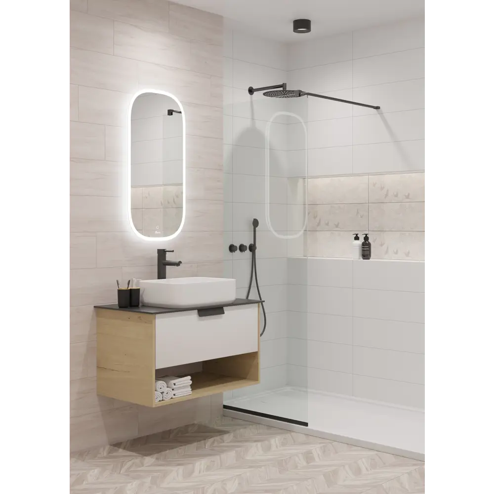 Декор настенный LB Ceramics Юген 20x60 см матовый цвет бежевый журавли STLM-2019433 - Вид №6