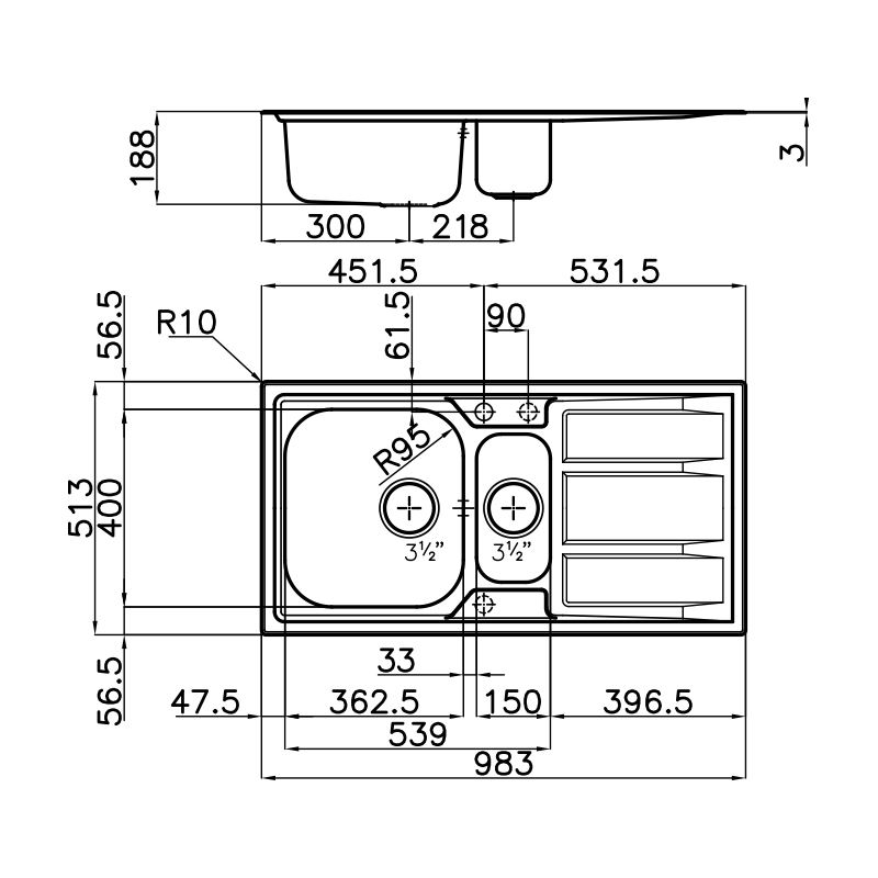 1977 96x Раковина Foster Marine 1977 96x Fosterspa 197796x - Вид №1