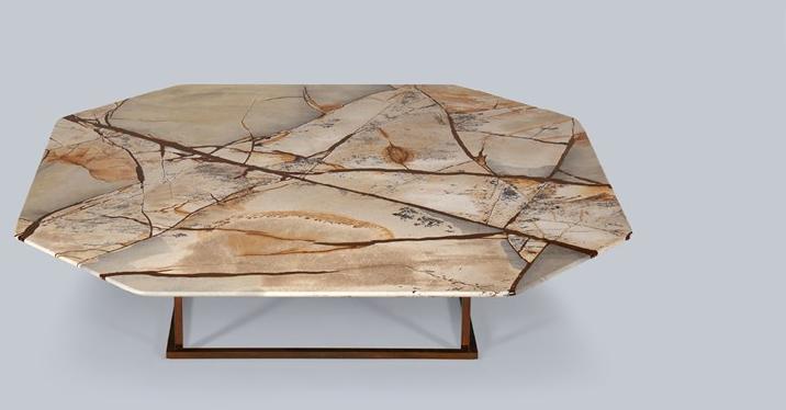 Borzalino Восьмиугольный мраморный журнальный столик sun-id-1392113 - Вид №5