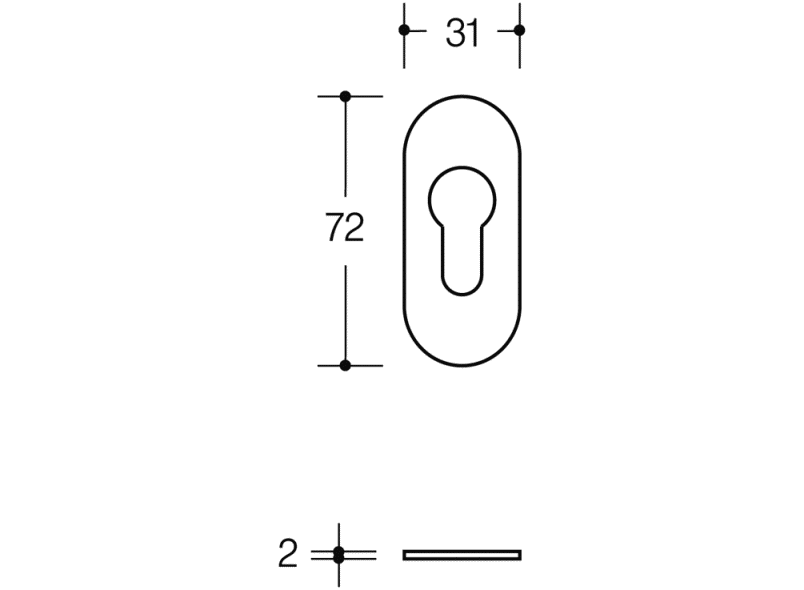 316PBESF базовый диск розетки HEWI System 111 | Polyamid  - Вид №6