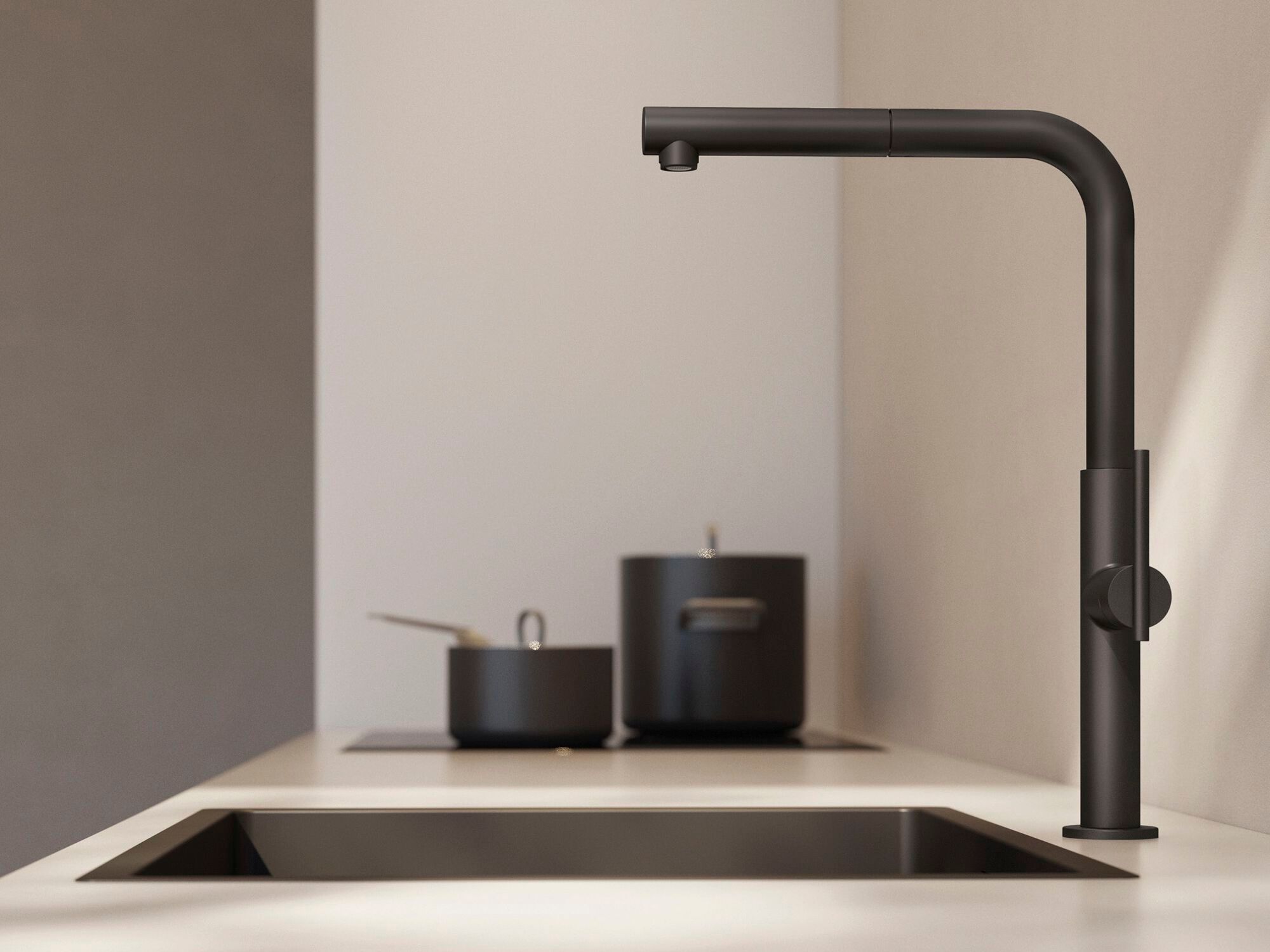 Однорычажный смеситель для кухни с поворотным изливом GUGLIELMI RUBINETTERIE Траверс ARCH-00036811 - Вид №2