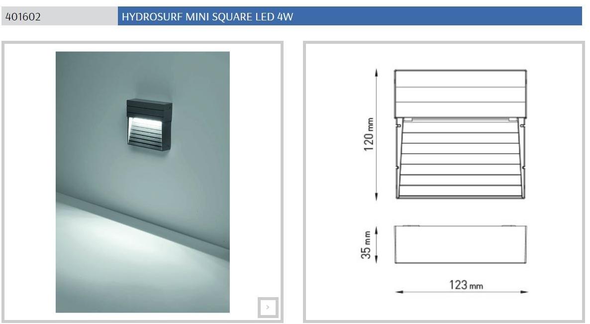 PUK Настенная светодиодная лестница из литого под давлением алюминия для улицы Hydrosurf sun-id-1509538 - Вид №10