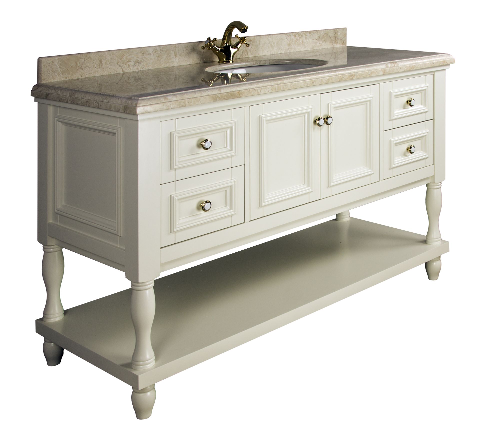 Тумба EDEN 130 арт. TS-8002-C Ивори Tessoro TS8002CI - Вид №2