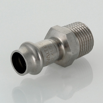VTi.901.I.004208 Пресс-фитинг из нержавеющей стали с наружной резьбой Valtec 42 мм х 1 1/2"  - Вид №7