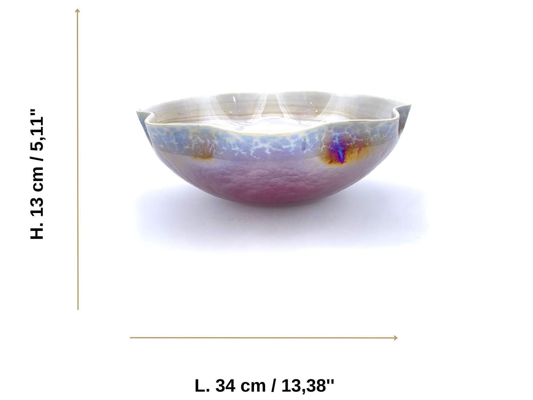 Центральные элементы из муранского стекла ручной работы YourMurano Design Bowls ARCH-00053848 - Вид №6