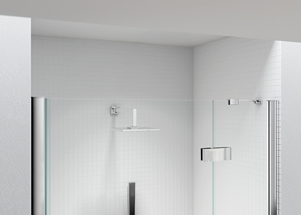 Дверь в нишу S6F800REC Merlyn 6 Series Хромированный  - Вид №2