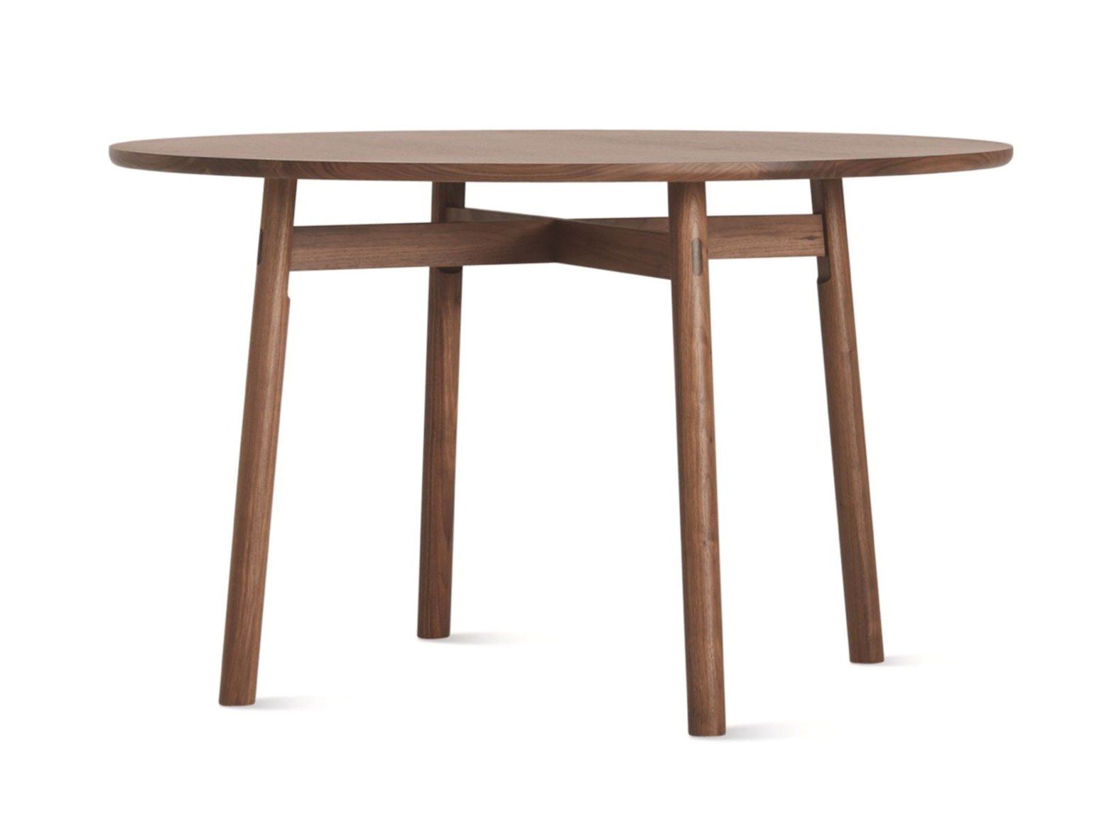 Круглый стол из грецкого ореха Case KIGUMI ARCH-00052177 - Вид №1