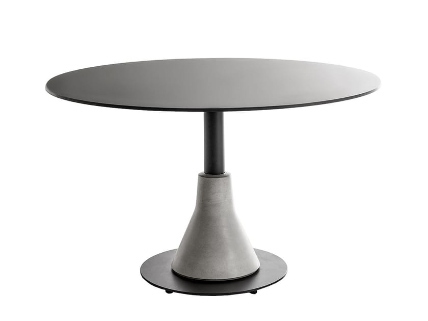 Бетонный круглый обеденный стол Sedex Big Foot ARCH-00096023