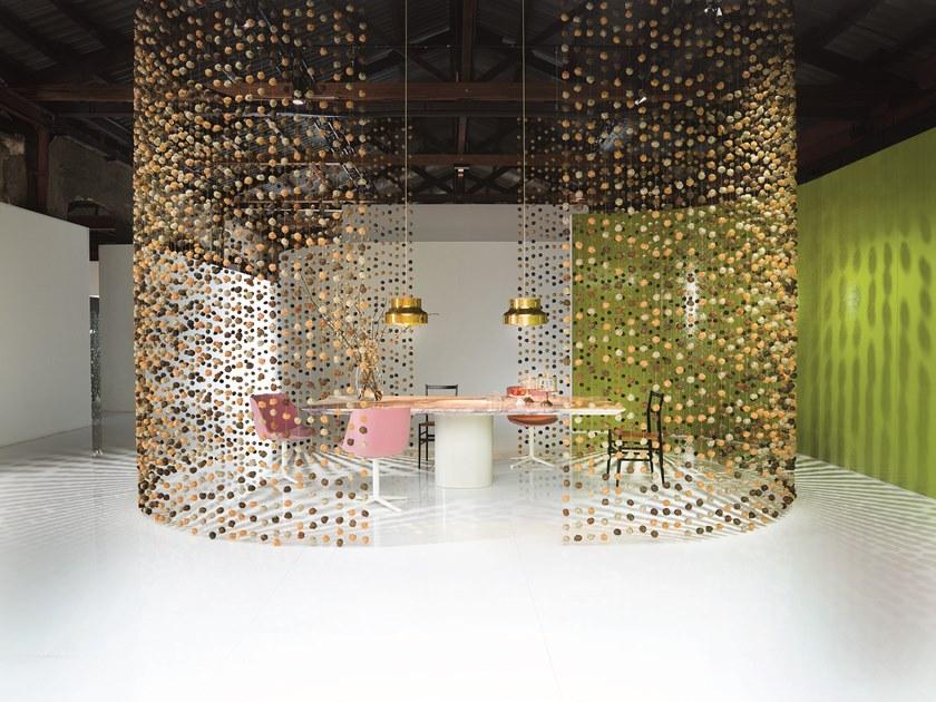 Paola Lenti Вращающееся кресло из ткани с 4 спицами Adele sun-id-1420898 - Вид №1