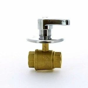 Кран шаровой ITAP под штукатурку с хромированной рукояткой 3/4''