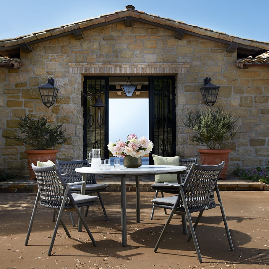 Круглый обеденный стол с мраморной или керамической столешницей JANUS et Cie утка ARCH-00029232 - Вид №3