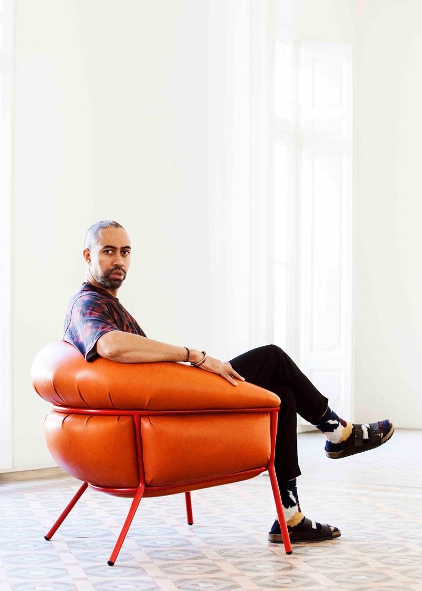 BD Barcelona Design Кожаное кресло с подлокотниками Grasso sun-id-1473829 - Вид №17