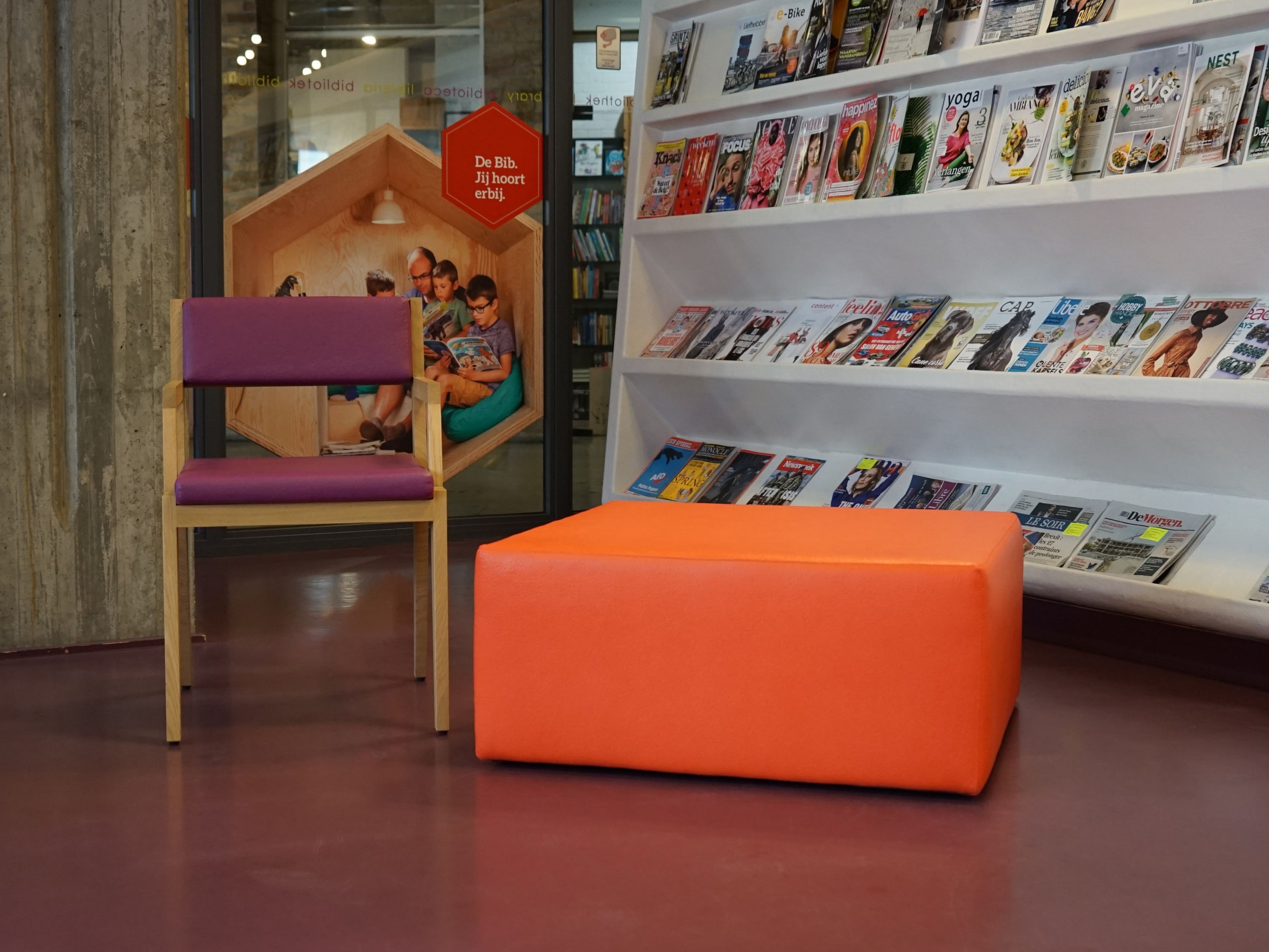 Квадратный пуф из пены QM Quinze & Milan Rpbw ARCH-00046555 - Вид №6