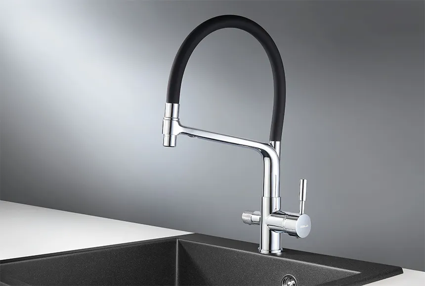 0075, ХРОМ СМЕСИТЕЛЬ КУХОННЫЙ GRANULA 75-ST73