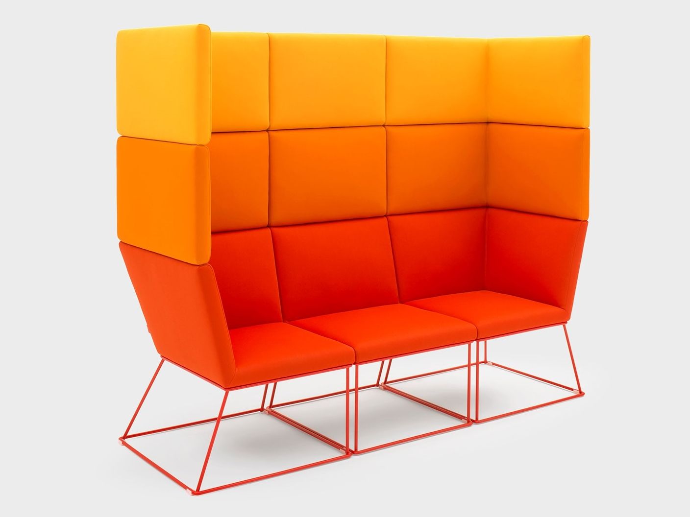 Секционный диван из ткани с высокой спинкой Viganò Джордж ARCH-00117286 - Вид №1