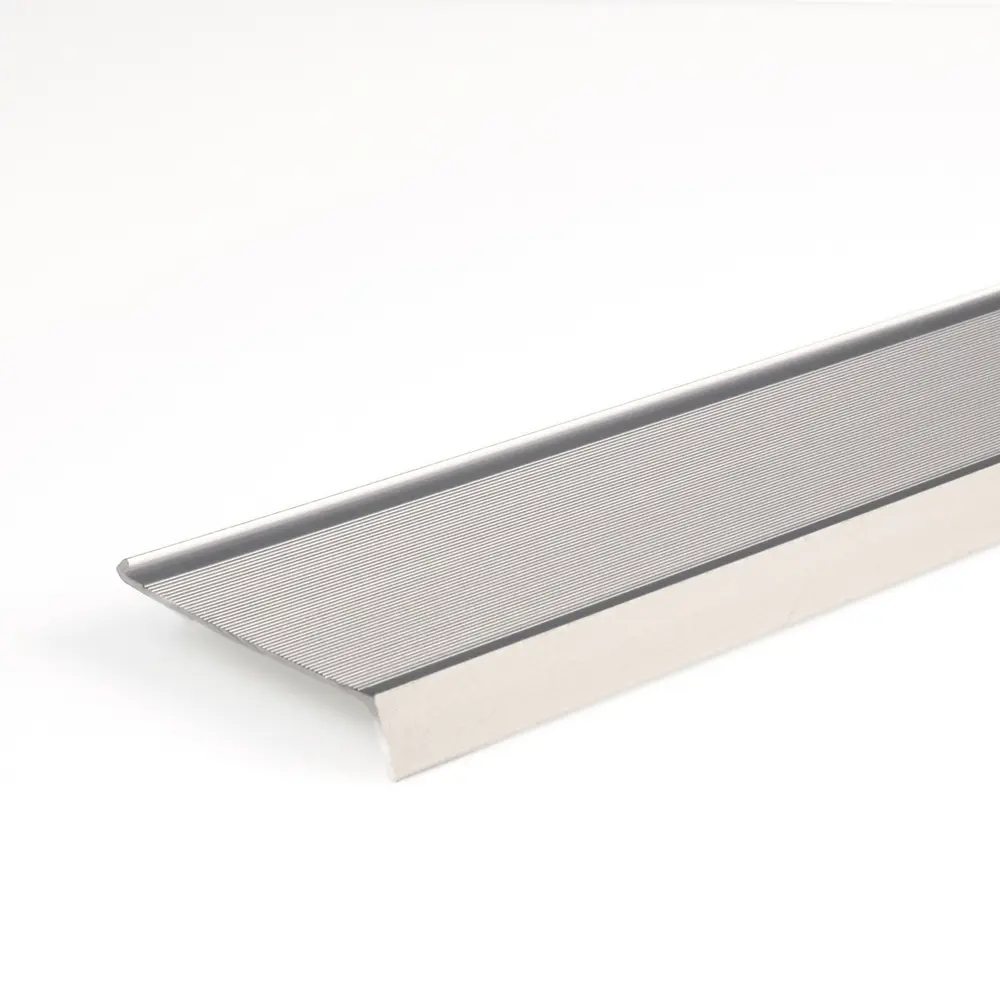 Santreyd Алюминиевый напольный плинтус серебристый 60×2500 мм 86271422 STLM-0067485 - Вид №1