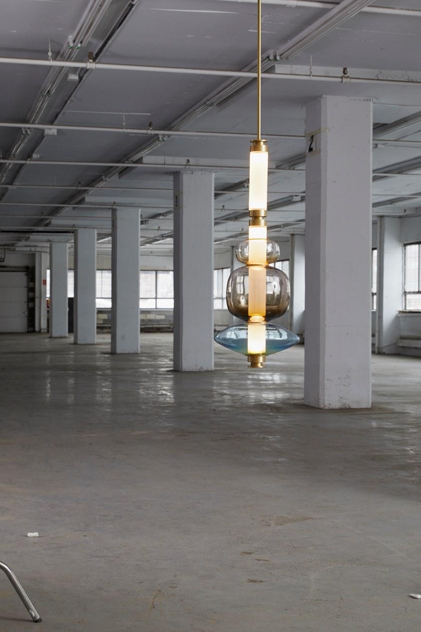 GABRIEL SCOTT Подвесной светильник из дутого стекла Luna sun-id-1385408 - Вид №5