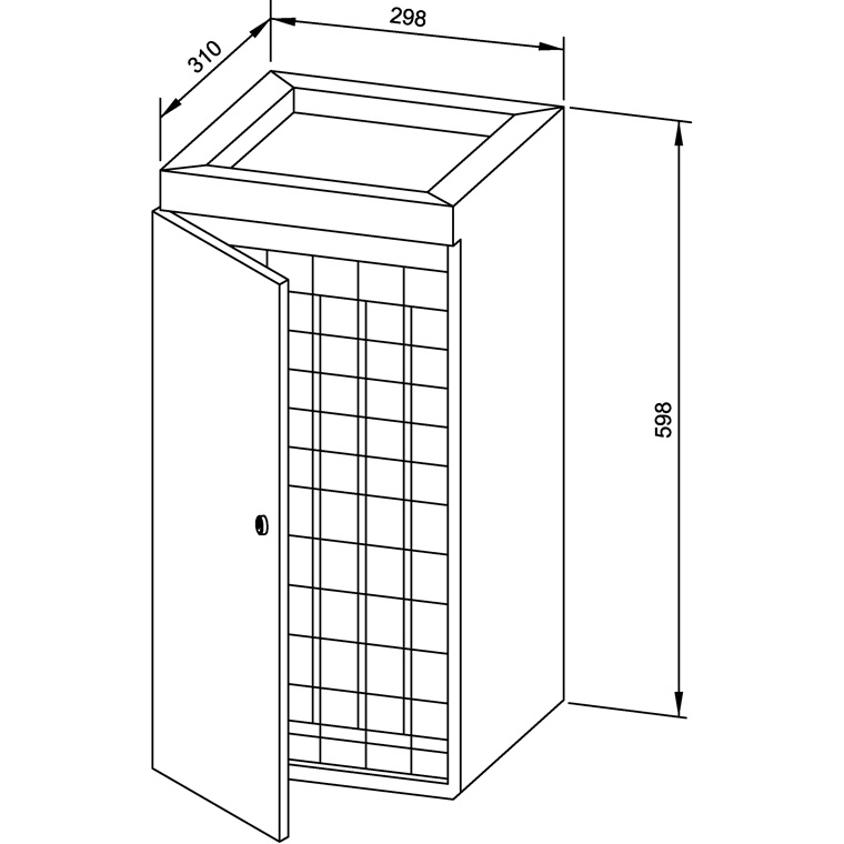 731047 Урна для мусора WP181 WAGNER_EWAR A-LINE Wagner Ewar  - Вид №1