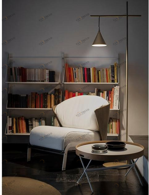 Firmamento Milano Светодиодный торшер для чтения из алюминия Cono Cg-050fxs-xx-