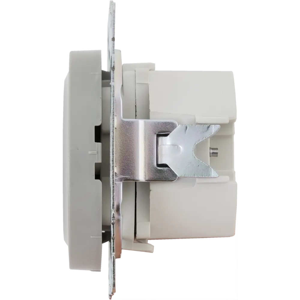 Розетка Onekeyelectro USB двойная встраиваемая с подсветкой цвет серый Florence STLM-2116906 - Вид №3