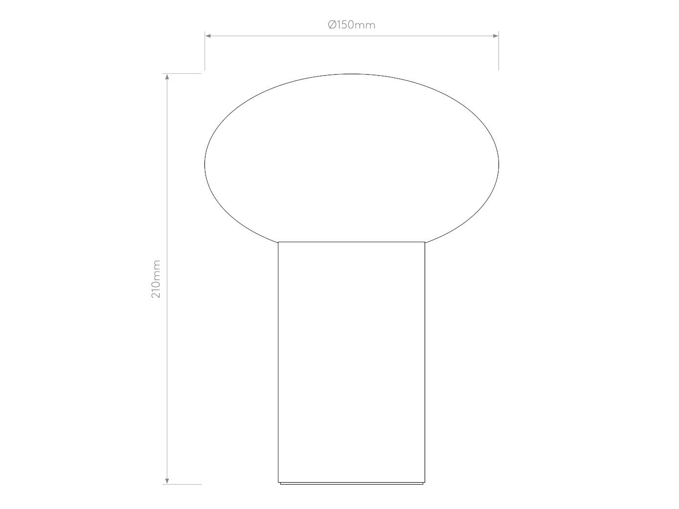 Алюминиевая светодиодная настольная лампа с батарейным питанием Astro Lighting Zeppo ARCH-00091442 - Вид №9