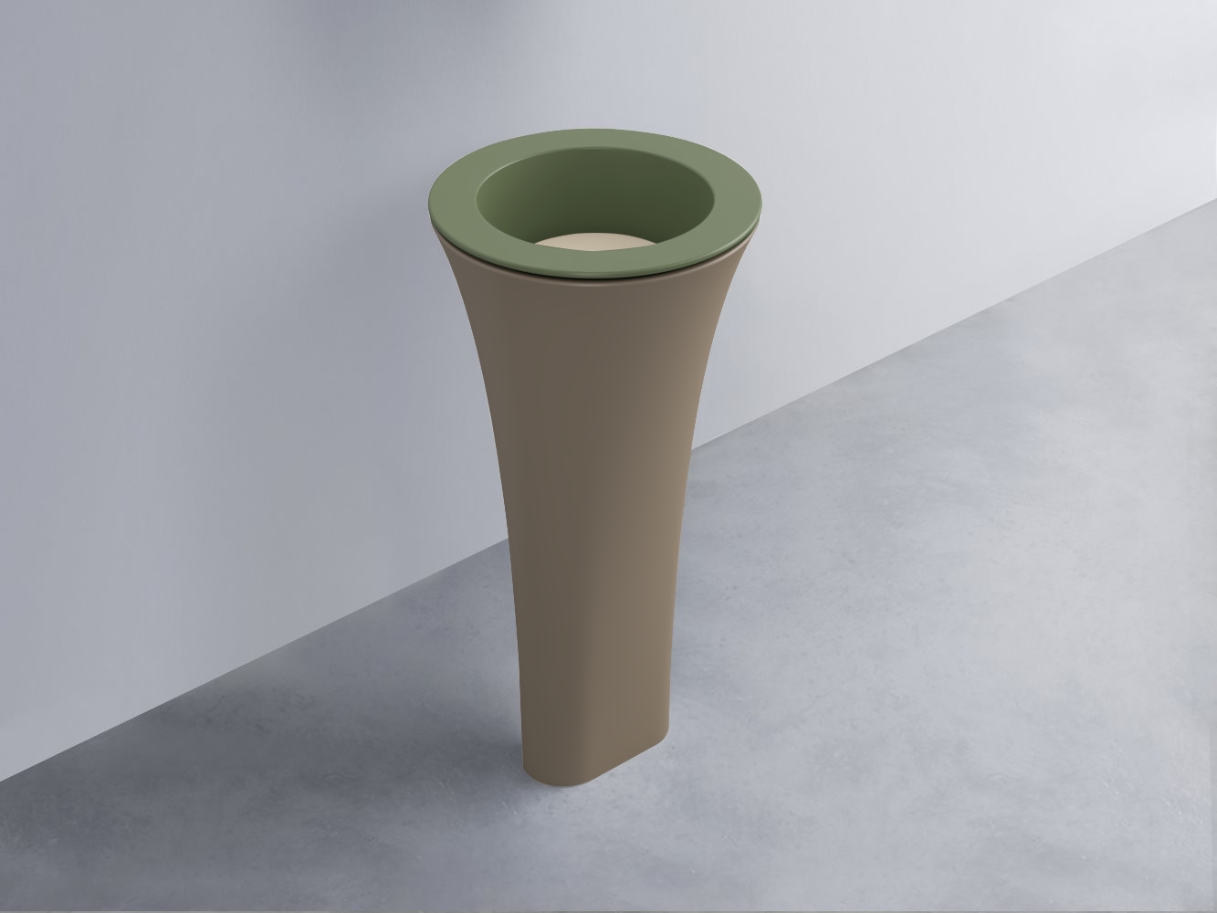 AMLA45-AG+AMPILT-LN+AMCOLT-AN Раковина Amedeo Tondo отдельностоящая cielo Enjoy + Amedeo Ceramica Cielo