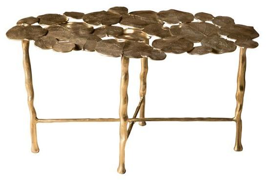 Hamilton Conte Paris Овальный журнальный столик из латуни Nymphea sun-id-1369922 - Вид №1