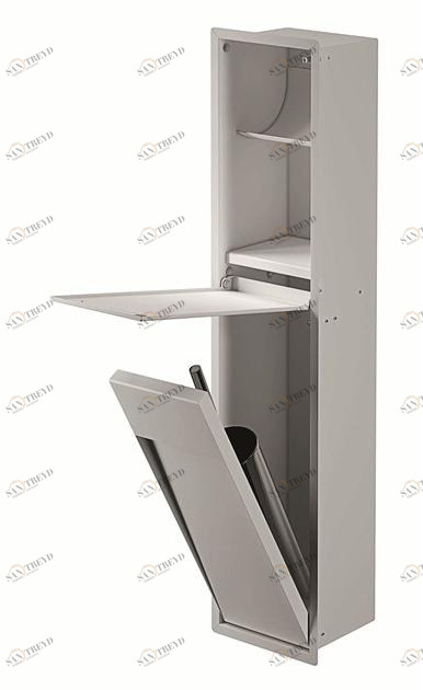 INDA® Модуль держателя рулона, держатель запасного рулона и держатель для туалетной щетки My secret A8085c-a8086c