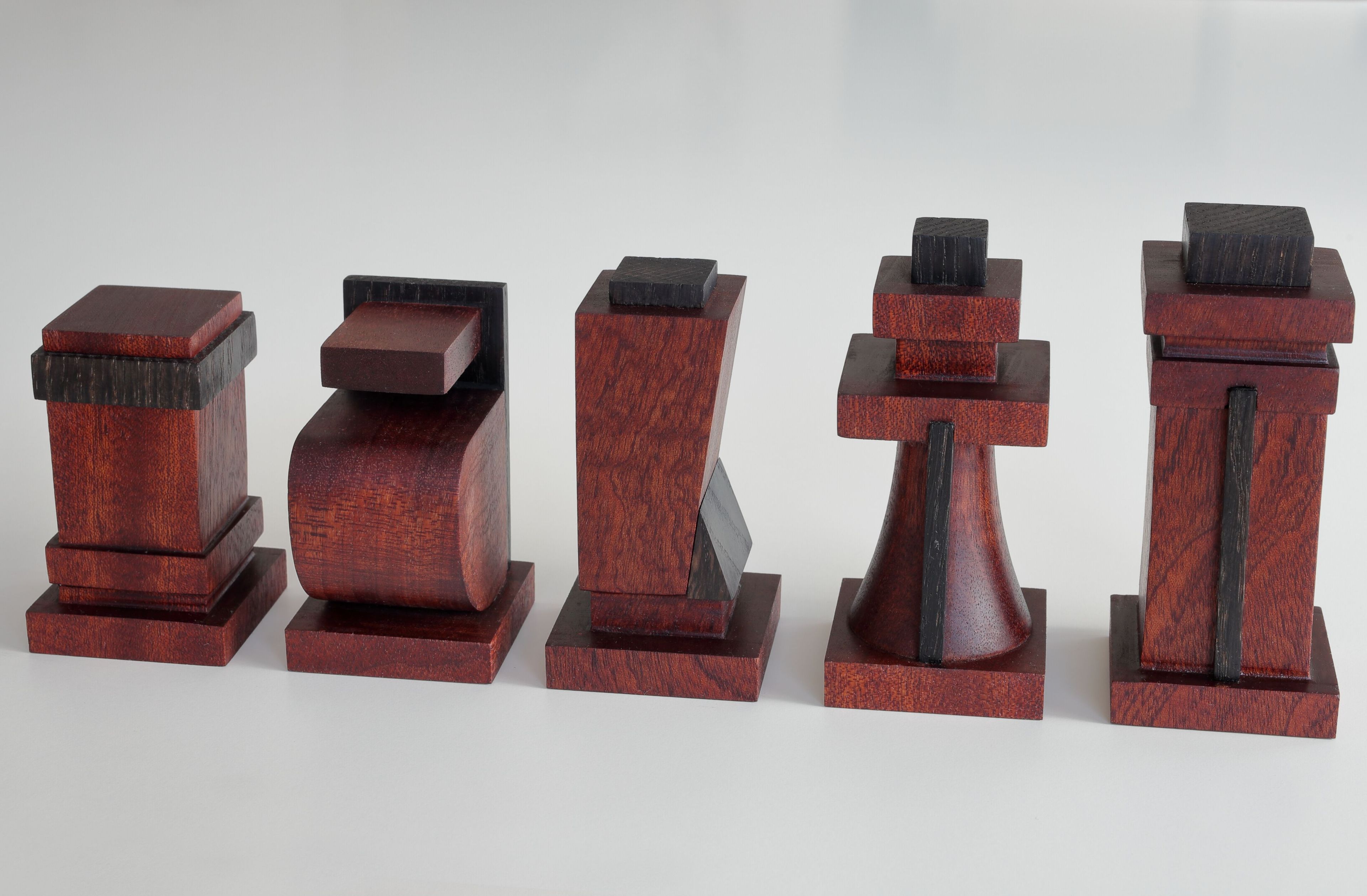 Шахматная доска из массива дуба и красного дерева Deodara SCACCHI ARCH-00001135 - Вид №4