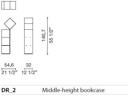 Cappellini Книжный шкаф двусторонний из листового металла sun-id-1423660 - Вид №7