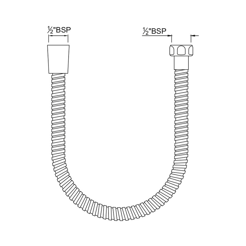 SHA-CHR-549D8 Душевой шланг Jaquar Shower Santreyd - Вид №1