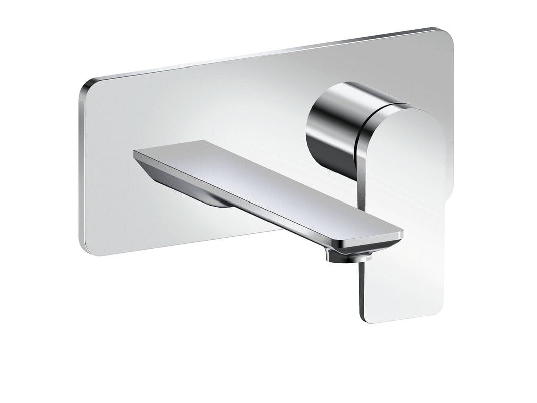 Настенный смеситель для раковины с 2 отверстиями без слива CRISTINA Rubinetterie Blade ARCH-00027997 - Вид №1