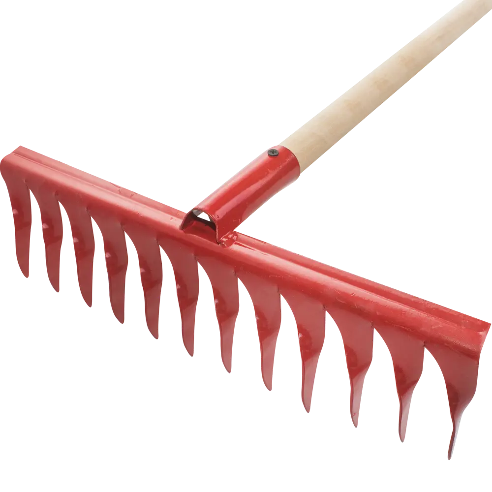 Грабли витые ПАВЛОВСКАЯ ЗАРЯ 12 зубьев с березовым черенком 82167374 STLM-0020902 - Вид №1