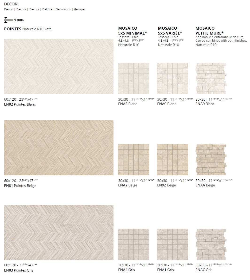 Пол / облицовка керамогранита с эффектом камня Provenza Unique Bourgogne ARCH-00064877 - Вид №4