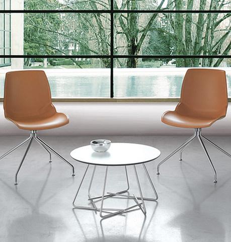 Caimi Brevetti Стул на козелке в коже Kaleidos sun-id-1435043 - Вид №2