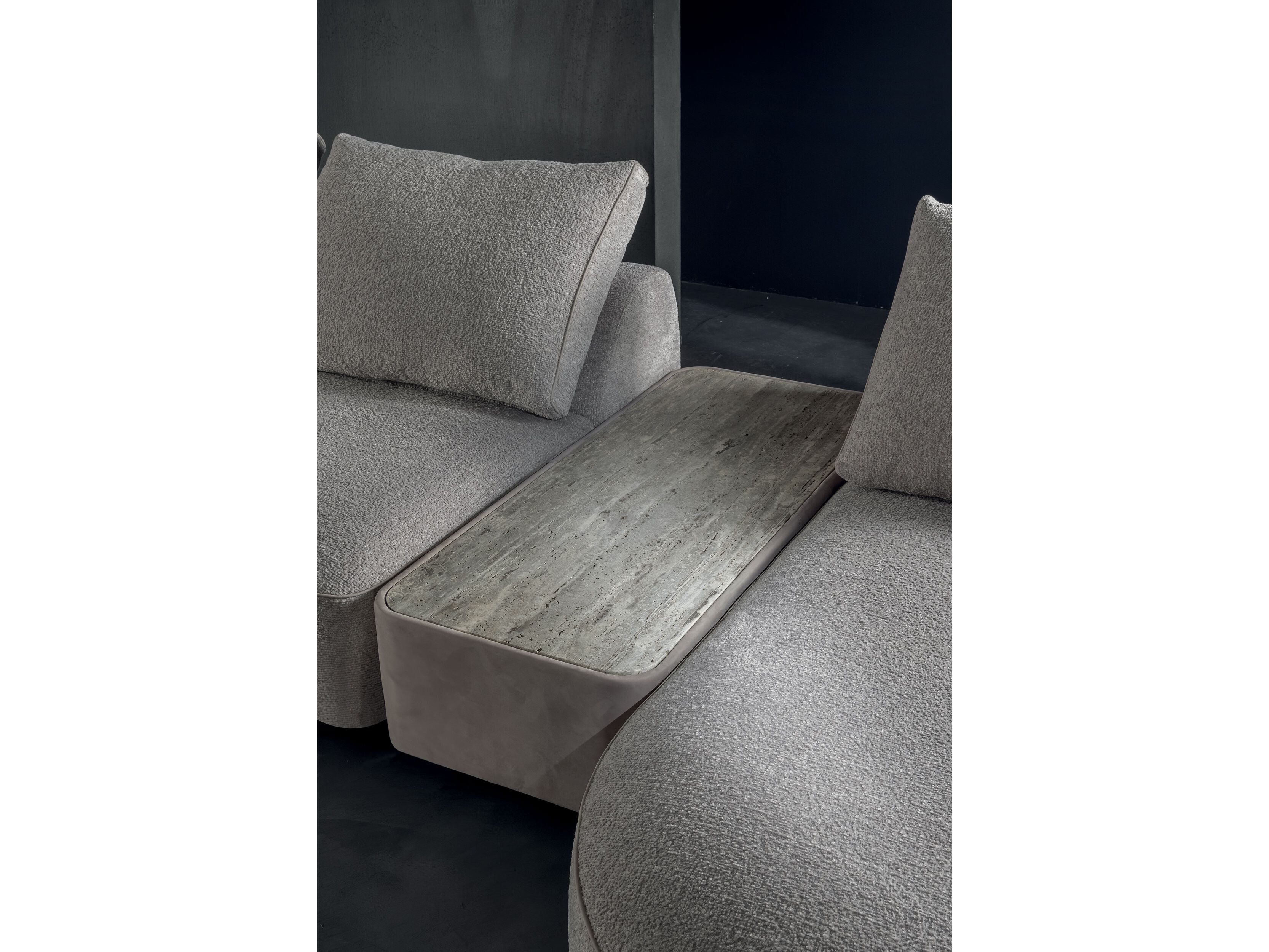 Секционный диван из ткани Longhi Blooming ARCH-00123580 - Вид №5