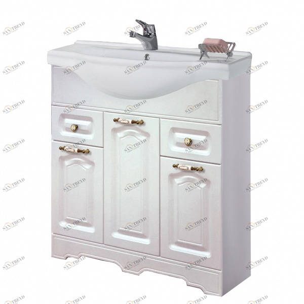 Тумба Классика Классик 800 ольха белая 17109 с раков. Классик 80 VAKO 232386