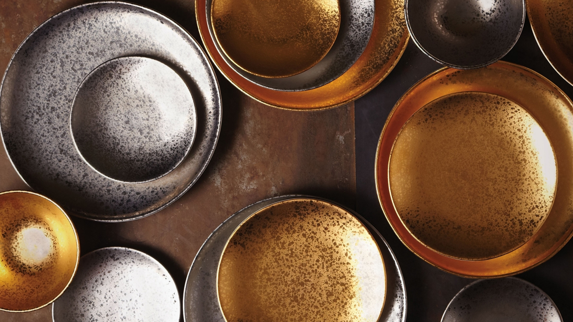 10583629 L’Objet Тарелка пирожковая 15см "Алхимия золотая" Фарфор  - Вид №2