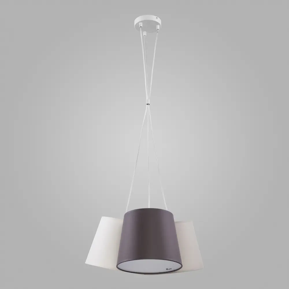 Светильник подвесной Lighting Atos 1539, 3 лампы, 14 м², цвет белый/фиолетовый/серый TK Lighting STLM-2083776 - Вид №1